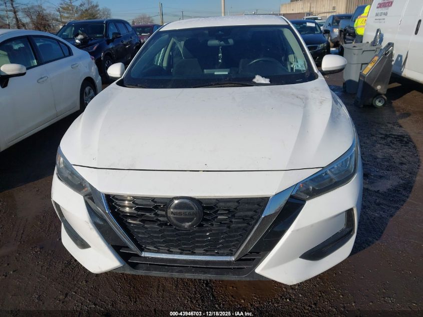 2021 Nissan Sentra S Xtronic Cvt VIN: 3N1AB8BV3MY227610 Lot: 43946703