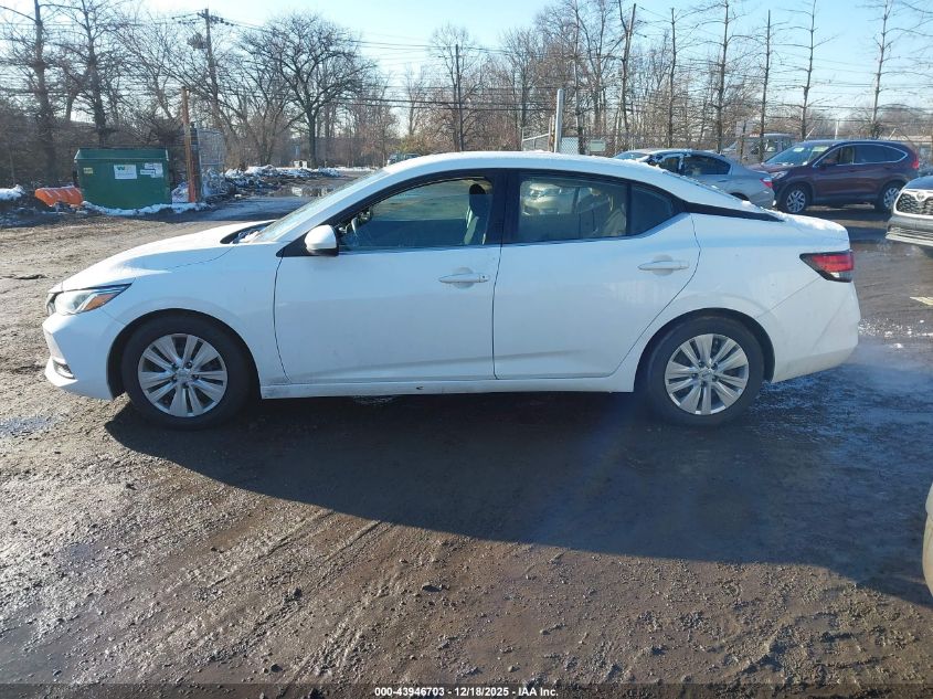2021 Nissan Sentra S Xtronic Cvt VIN: 3N1AB8BV3MY227610 Lot: 43946703