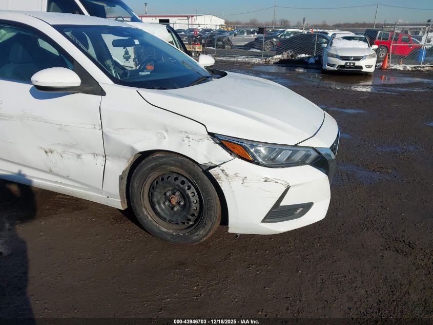 2021 Nissan Sentra S Xtronic Cvt VIN: 3N1AB8BV3MY227610 Lot: 43946703