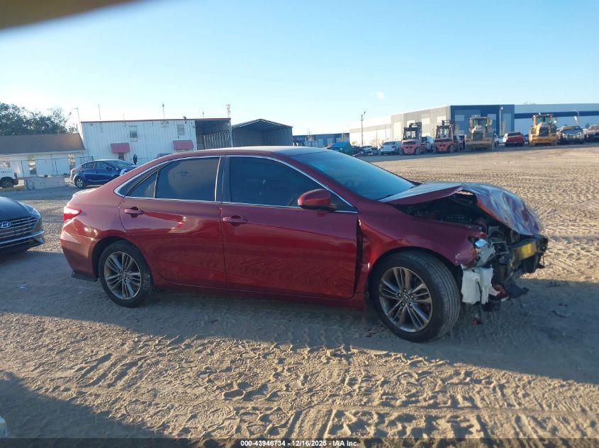 2016 Toyota Camry Se VIN: 4T1BF1FK2GU607344 Lot: 43946734