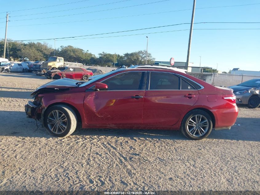 2016 Toyota Camry Se VIN: 4T1BF1FK2GU607344 Lot: 43946734
