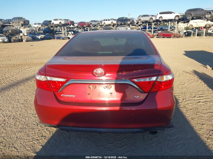 2016 Toyota Camry Se VIN: 4T1BF1FK2GU607344 Lot: 43946734