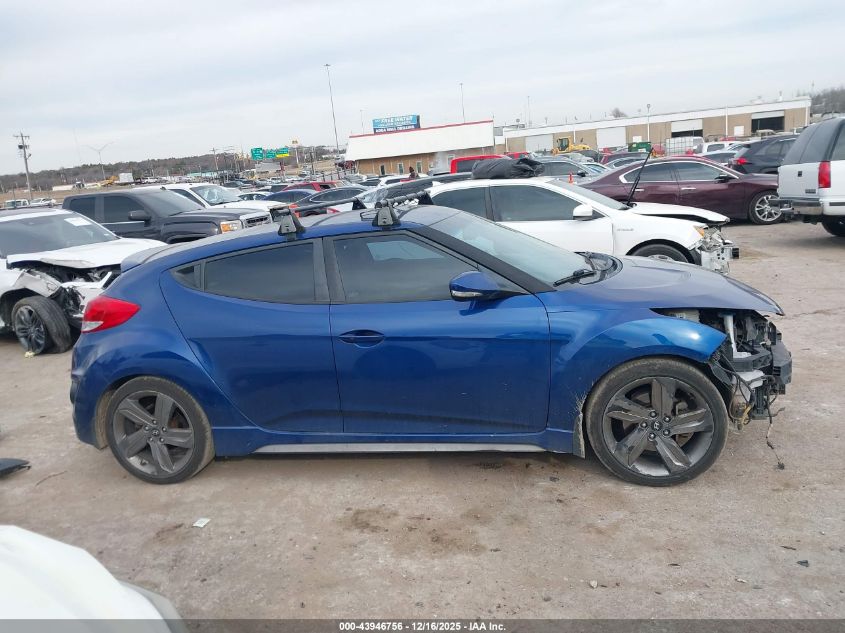 2015 Hyundai Veloster Turbo VIN: KMHTC6AE4FU241994 Lot: 43946756