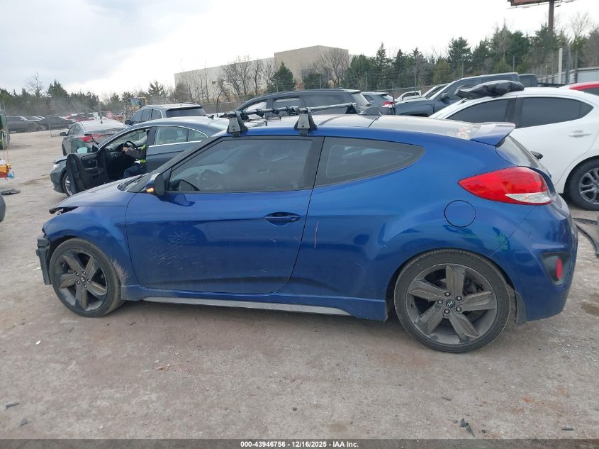 2015 Hyundai Veloster Turbo VIN: KMHTC6AE4FU241994 Lot: 43946756