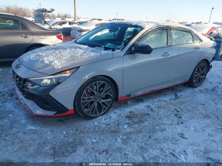 2023 Hyundai Elantra N VIN: KMHLW4AK9PU009197 Lot: 43946769