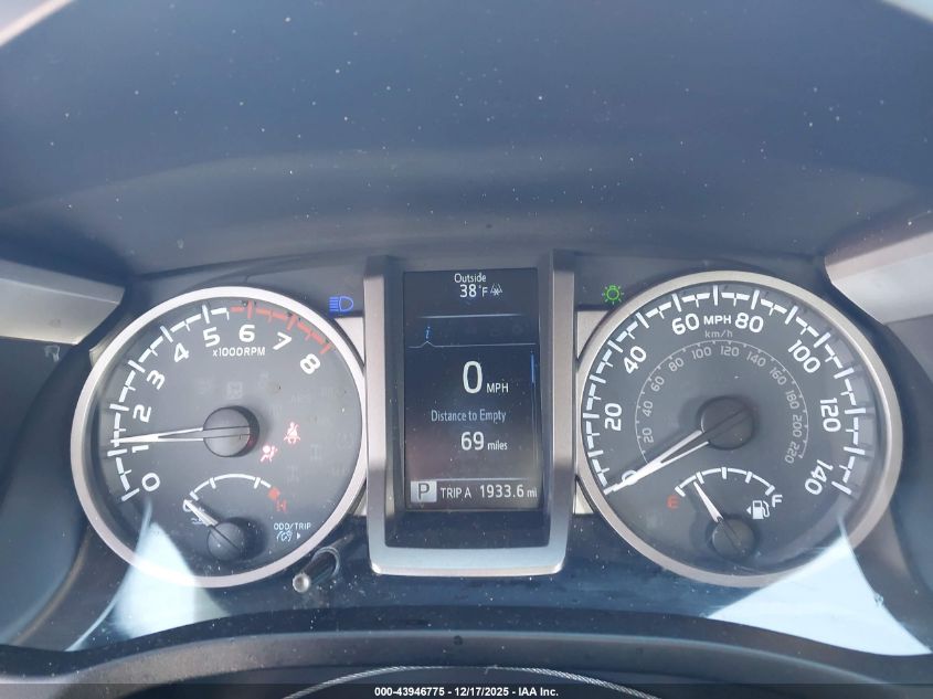 2016 Toyota Tacoma Sr5 VIN: 5TFRX5GN8GX052107 Lot: 43946775