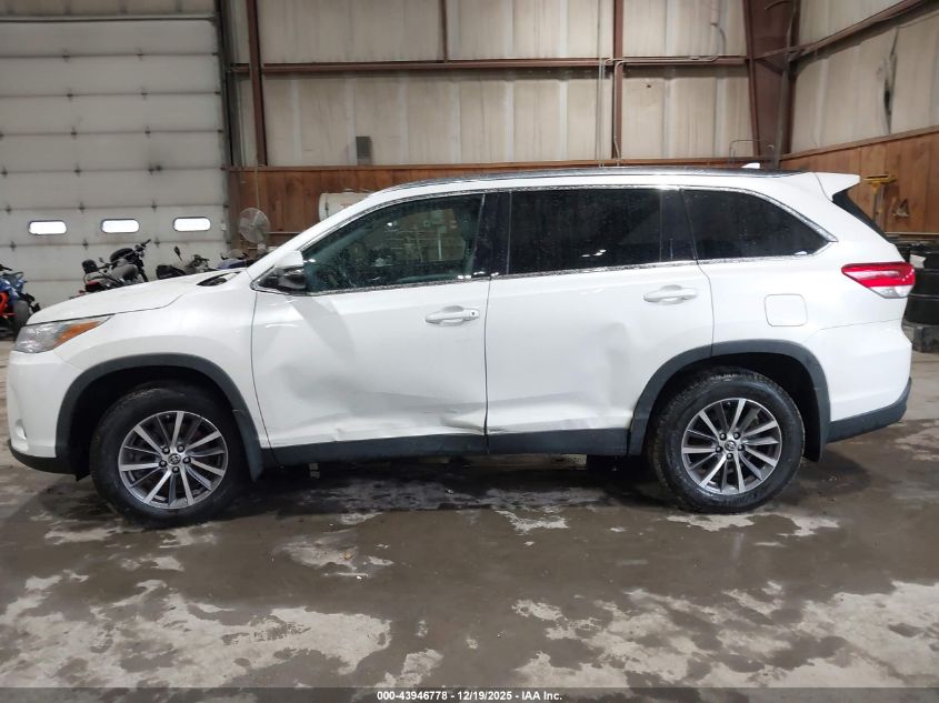 2019 Toyota Highlander Xle VIN: 5TDJZRFHXKS583351 Lot: 43946778