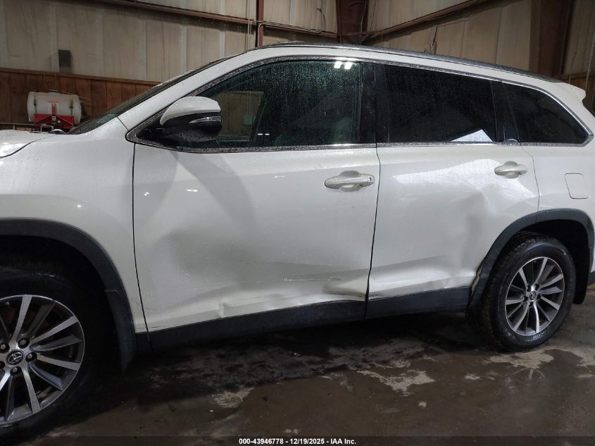 2019 Toyota Highlander Xle VIN: 5TDJZRFHXKS583351 Lot: 43946778
