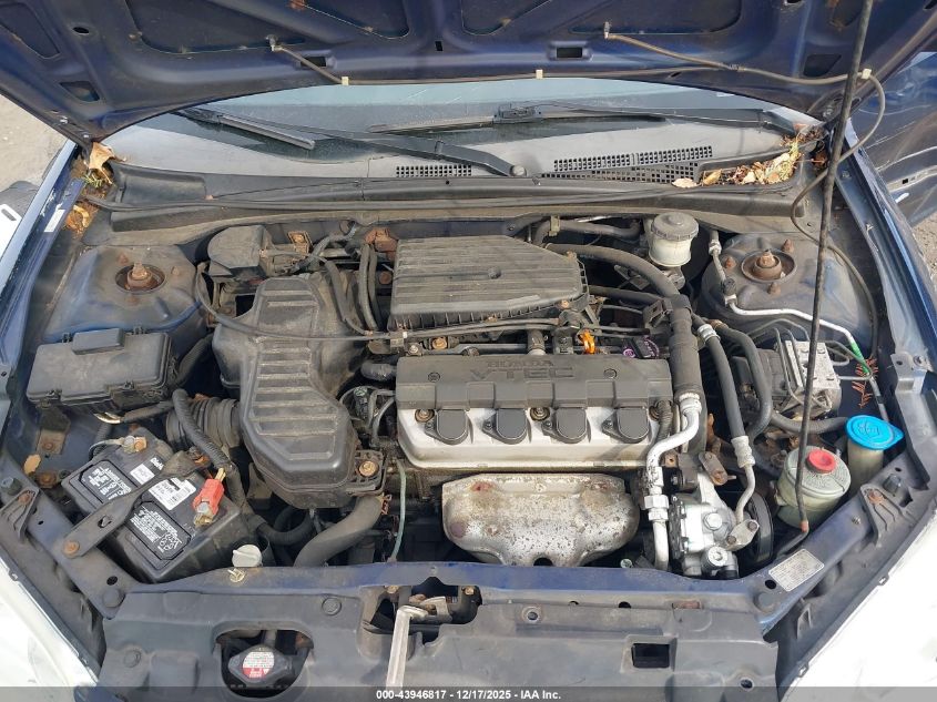 2005 Honda Civic Ex VIN: 2HGES26775H593909 Lot: 43946817