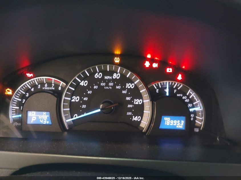 2013 Toyota Camry Se VIN: 4T1BF1FK8DU652963 Lot: 43946825