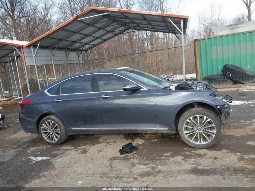 2017 Genesis G80 3.8 VIN: KMHGN4JE7HU192356 Lot: 43946833