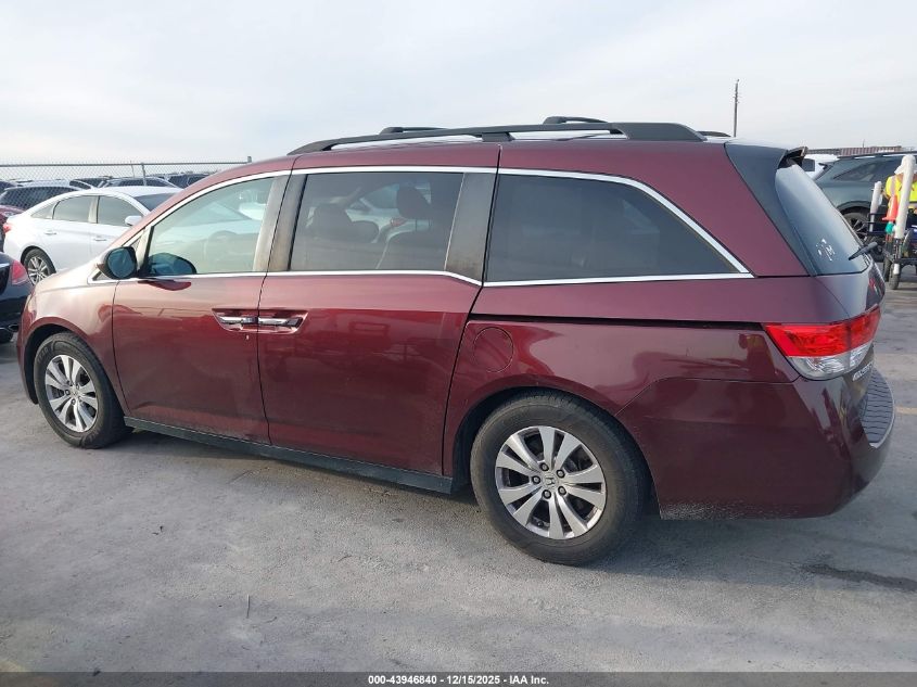 2016 Honda Odyssey Ex-L VIN: 5FNRL5H65GB083845 Lot: 43946840