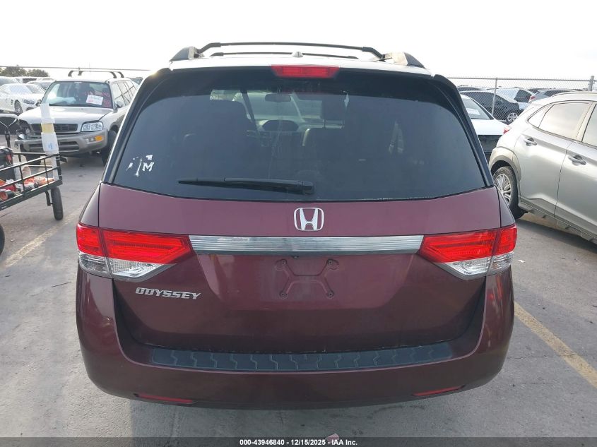 2016 Honda Odyssey Ex-L VIN: 5FNRL5H65GB083845 Lot: 43946840