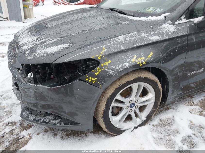 2018 Ford Fusion Hybrid S VIN: 3FA6P0UUXJR286370 Lot: 43946850