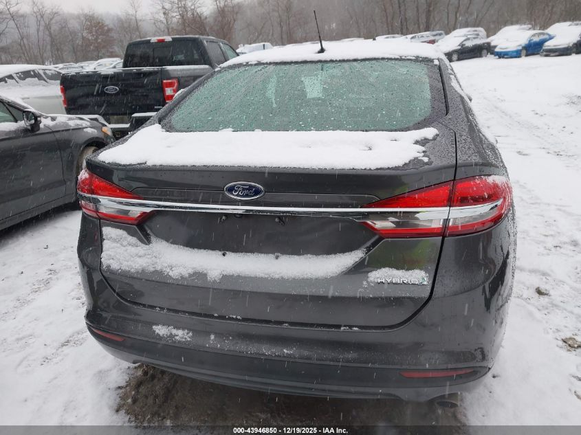 2018 Ford Fusion Hybrid S VIN: 3FA6P0UUXJR286370 Lot: 43946850