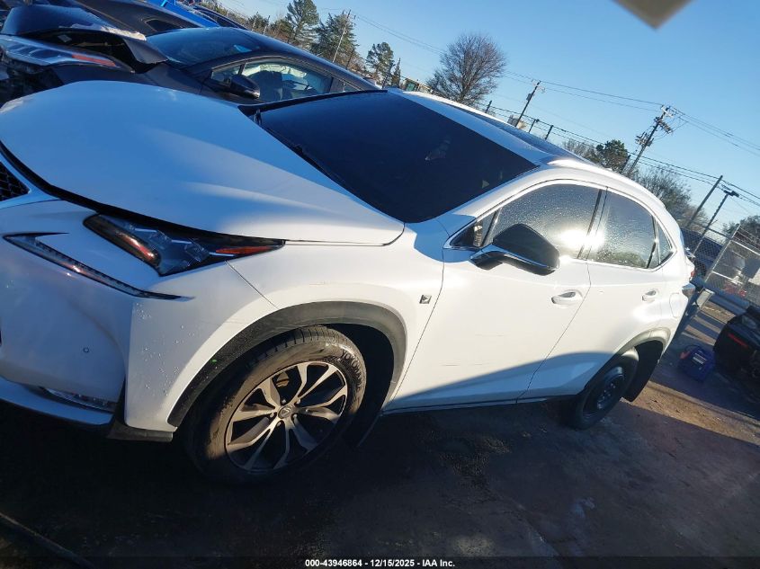 2017 Lexus Nx 200T F Sport VIN: JTJBARBZ1H2145034 Lot: 43946864