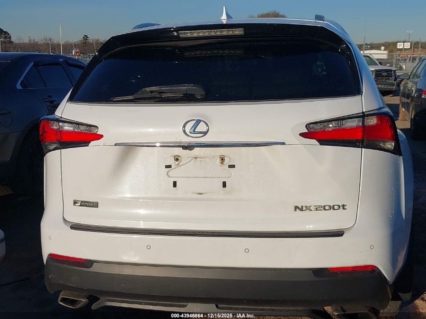 2017 Lexus Nx 200T F Sport VIN: JTJBARBZ1H2145034 Lot: 43946864