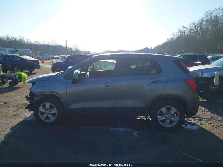 2020 Chevrolet Trax Fwd Ls VIN: 3GNCJKSB7LL330835 Lot: 43946880