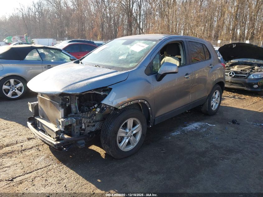 2020 Chevrolet Trax Fwd Ls VIN: 3GNCJKSB7LL330835 Lot: 43946880