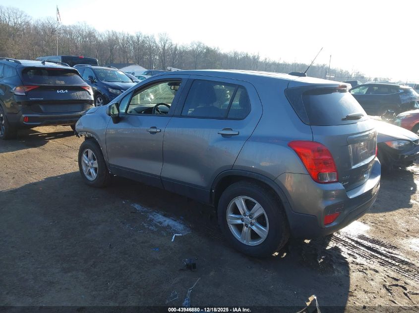 2020 Chevrolet Trax Fwd Ls VIN: 3GNCJKSB7LL330835 Lot: 43946880