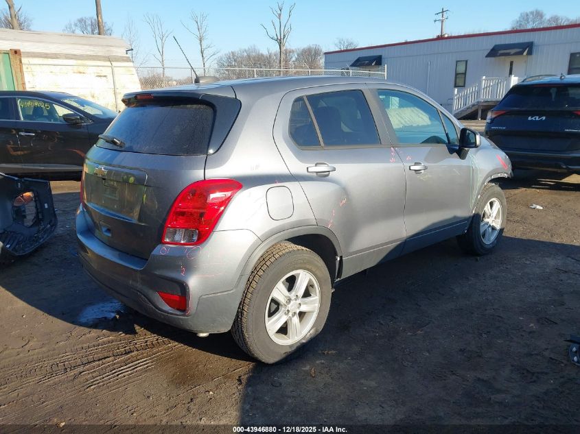2020 Chevrolet Trax Fwd Ls VIN: 3GNCJKSB7LL330835 Lot: 43946880