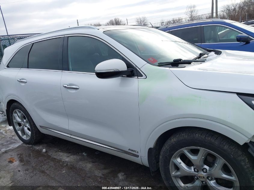 2016 Kia Sorento 3.3L Sxl VIN: 5XYPKDA53GG087343 Lot: 43946907