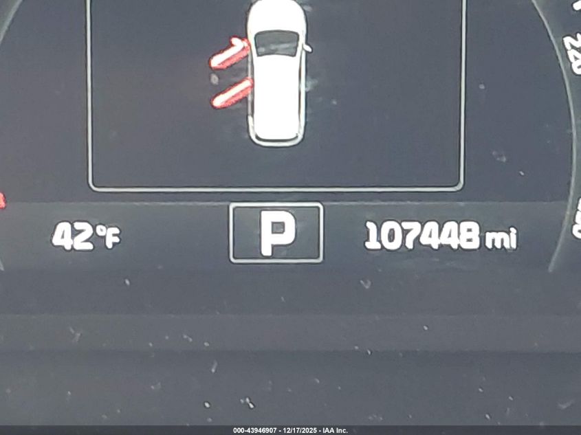 2016 Kia Sorento 3.3L Sxl VIN: 5XYPKDA53GG087343 Lot: 43946907