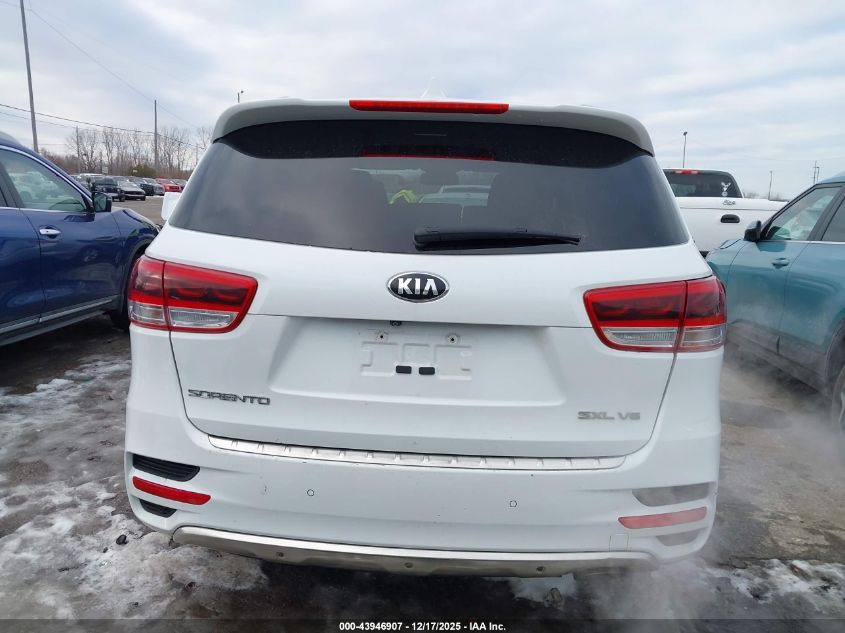 2016 Kia Sorento 3.3L Sxl VIN: 5XYPKDA53GG087343 Lot: 43946907