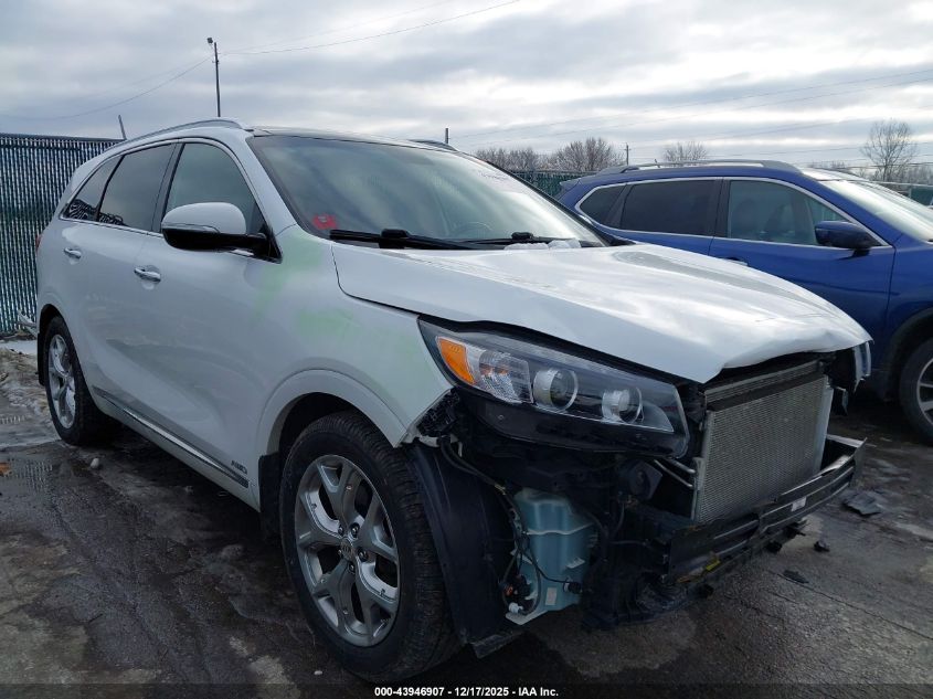2016 Kia Sorento 3.3L Sxl VIN: 5XYPKDA53GG087343 Lot: 43946907