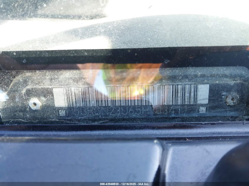 2005 Hummer H2 Suv VIN: 5GRGN23U65H103411 Lot: 43946938