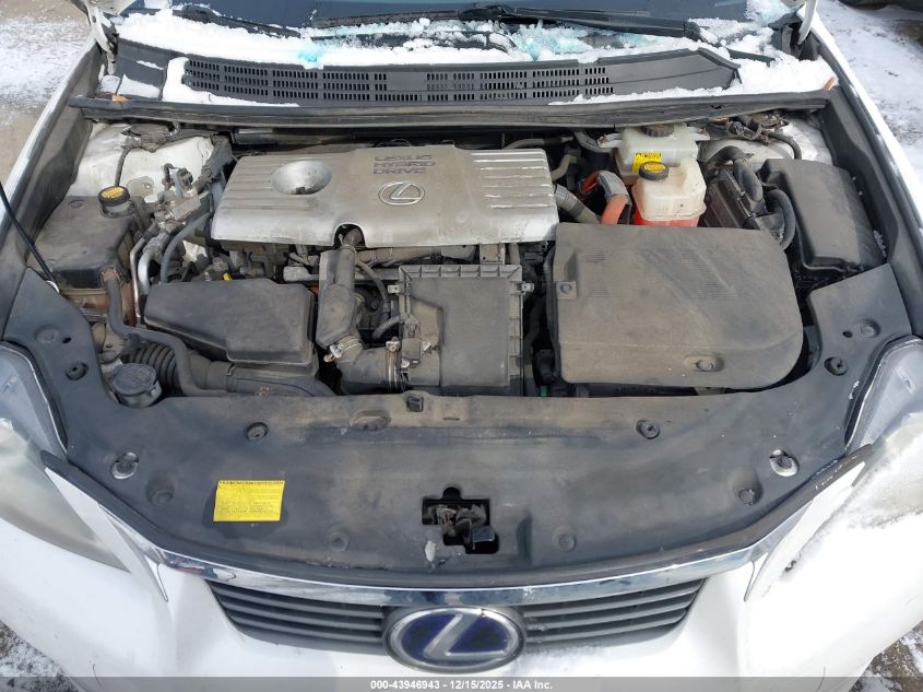 2012 Lexus Ct 200H Premium VIN: JTHKD5BH2C2121360 Lot: 43946943