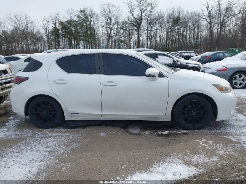 2012 Lexus Ct 200H Premium VIN: JTHKD5BH2C2121360 Lot: 43946943
