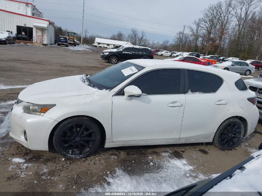 2012 Lexus Ct 200H Premium VIN: JTHKD5BH2C2121360 Lot: 43946943