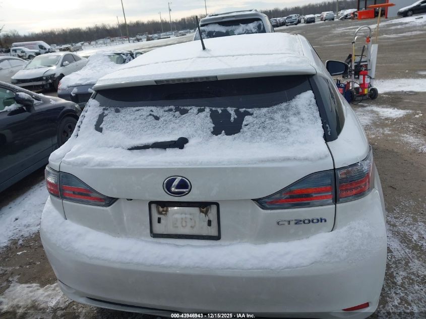 2012 Lexus Ct 200H Premium VIN: JTHKD5BH2C2121360 Lot: 43946943