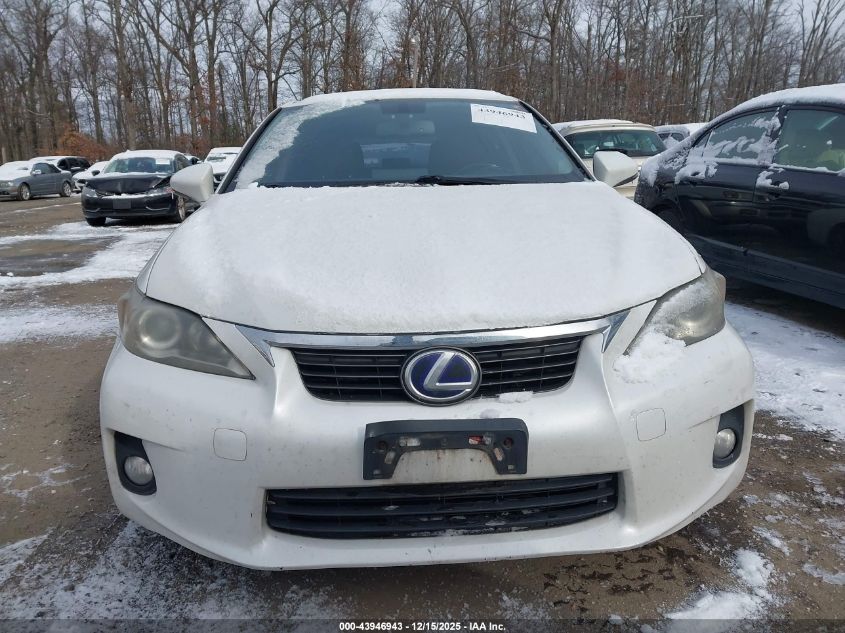2012 Lexus Ct 200H Premium VIN: JTHKD5BH2C2121360 Lot: 43946943