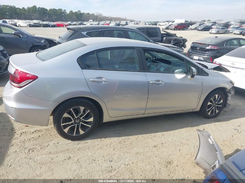 2015 Honda Civic Ex VIN: 19XFB2F87FE011784 Lot: 43946944