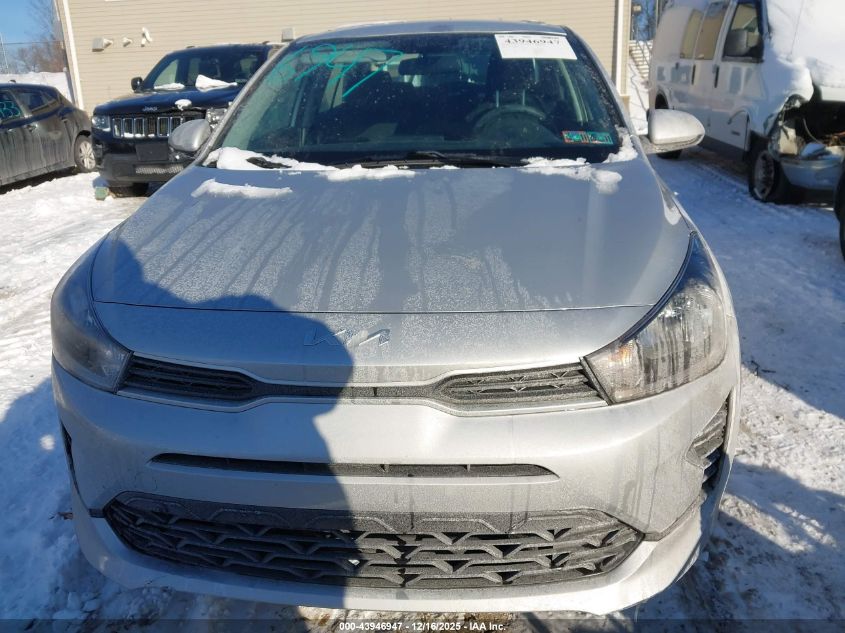 2023 Kia Rio S VIN: 3KPA24AD0PE603393 Lot: 43946947