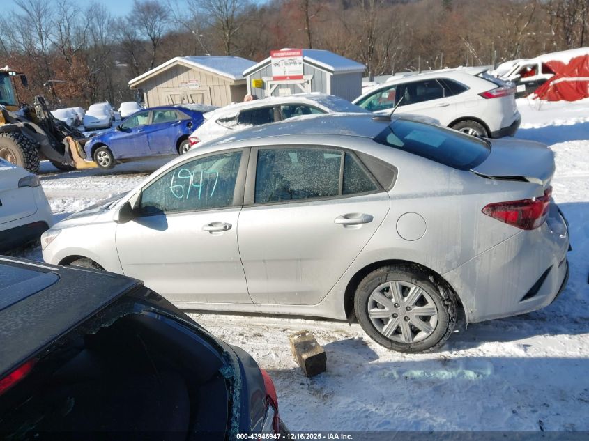 2023 Kia Rio S VIN: 3KPA24AD0PE603393 Lot: 43946947