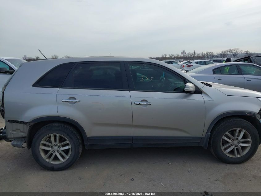 2014 Kia Sorento Lx VIN: 5XYKT3A64EG453303 Lot: 43946963