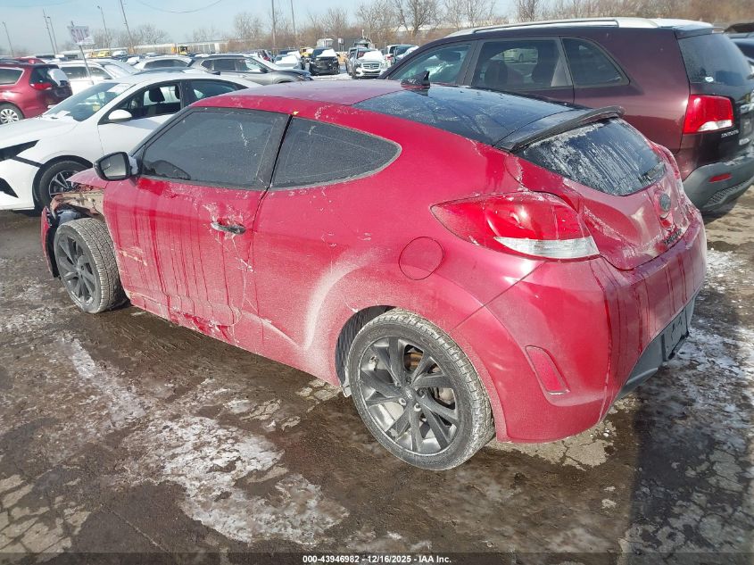 2017 Hyundai Veloster VIN: KMHTC6AD2HU307453 Lot: 43946982
