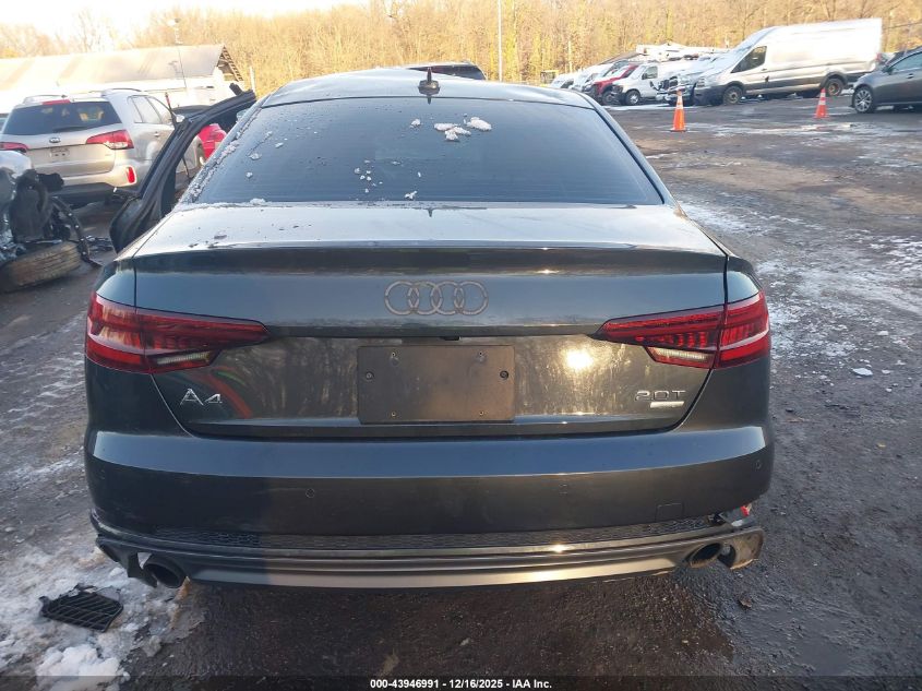 2018 Audi A4 2.0T Tech Ultra Premium/2.0T Ultra Premium VIN: WAULMAF40JA233970 Lot: 43946991