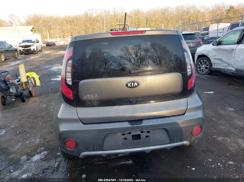 2018 Kia Soul + VIN: KNDJP3A58J7537624 Lot: 43947001