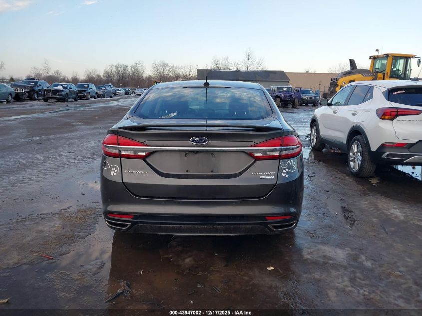 2017 Ford Fusion Titanium VIN: 3FA6P0K92HR283438 Lot: 43947002