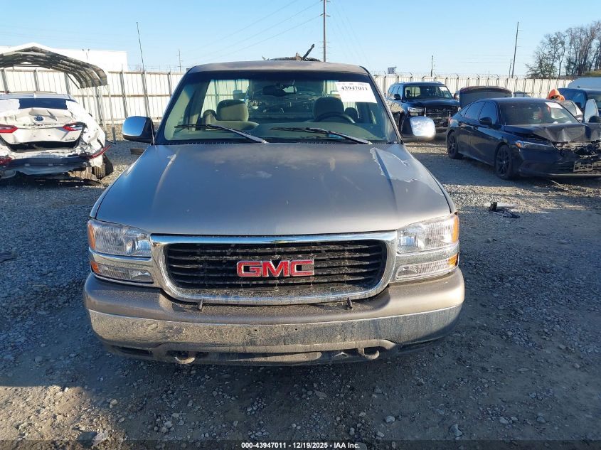 1999 GMC Sierra 1500 Sle VIN: 1GTEC14TXXZ520283 Lot: 43947011