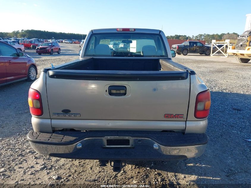 1999 GMC Sierra 1500 Sle VIN: 1GTEC14TXXZ520283 Lot: 43947011