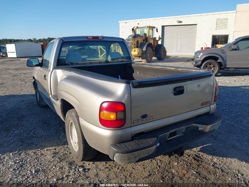 1999 GMC Sierra 1500 Sle VIN: 1GTEC14TXXZ520283 Lot: 43947011