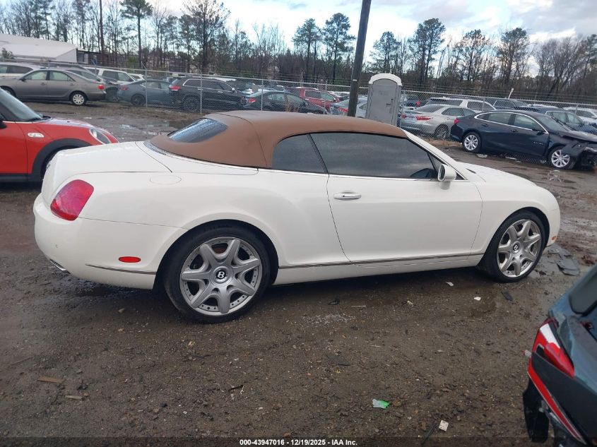 2008 Bentley Continental Gtc VIN: SCBDR33W98C051423 Lot: 43947016