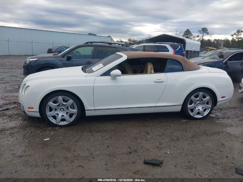 2008 Bentley Continental Gtc VIN: SCBDR33W98C051423 Lot: 43947016