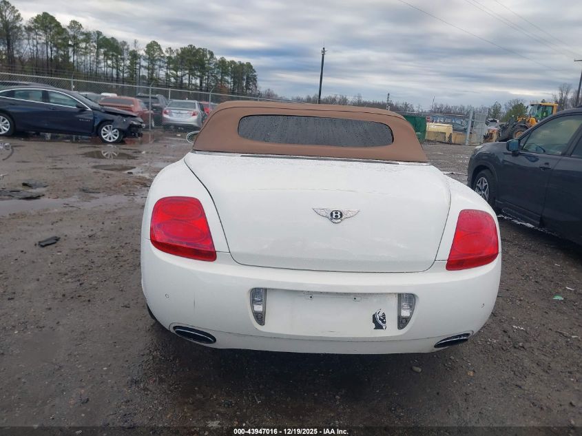 2008 Bentley Continental Gtc VIN: SCBDR33W98C051423 Lot: 43947016