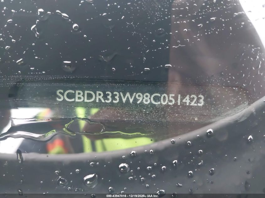 2008 Bentley Continental Gtc VIN: SCBDR33W98C051423 Lot: 43947016